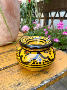 Handbemalte Keramikaschenbecher KLEIN ø 10 cm