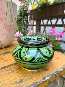 Handbemalte Keramikaschenbecher KLEIN ø 10 cm
